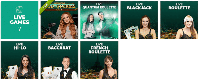 Vegas Luck Live Casino