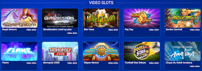 All British Casino Video Slots